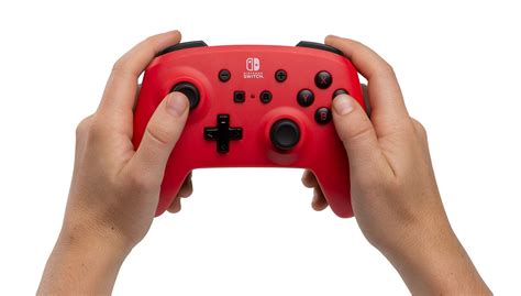 Powera Enhanced Wireless Controller For Nintendo Switch Red Only At