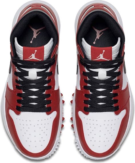Air Jordan 1 Golf Shoe Chicago White Metallic Sneakerfiles