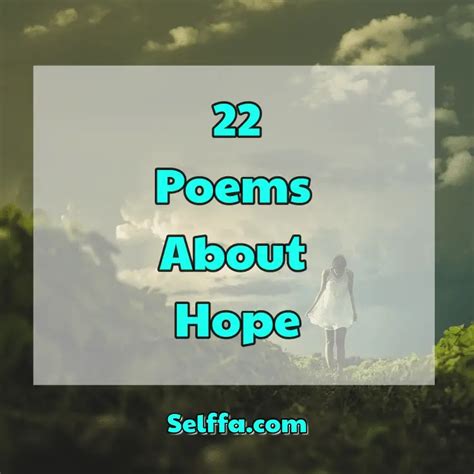 22 Poems About Hope Selffa