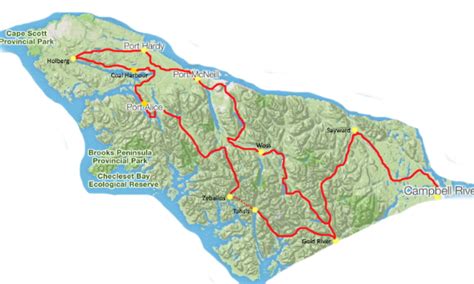 Vancouver Islands Revolutionary New Trail The North Island 1000