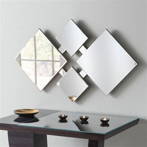 4 panelled square venetian mirror wall mirrors