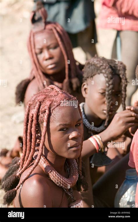 Himba Woman Himba Namibia Africa Southern Africa Tradition