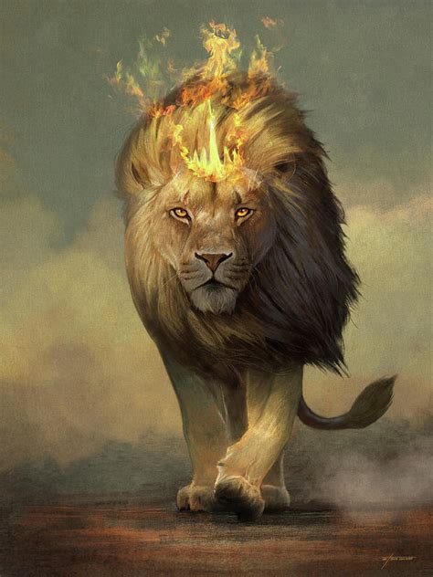 Lion Of The Tribe Of Judah Digital Art By Steve Goad Pixels