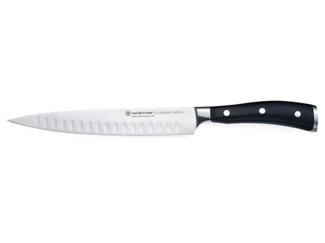 Wusthof Classic Ikon 8 Inch Carving Knife Hollow Edge