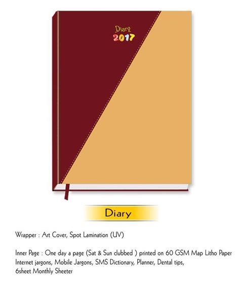 Crown Cr 302 Diary Planner 2018 Vivid Print India Get Your