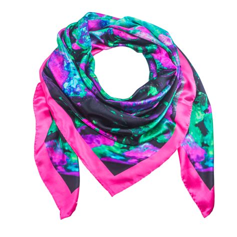 Indus Neo 3 Pink Silk Scarf Neo Collection Silk And Stone Pink Silk Scarf Neo Scarves