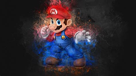 Super Mario Artwork 4k 4k Wallpaper Hdwallpaper Desktop Super