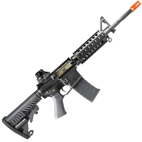 Rifle De Airsoft Aeg M4 Ris Style Full Metal Com Blowback Asr104 Aps