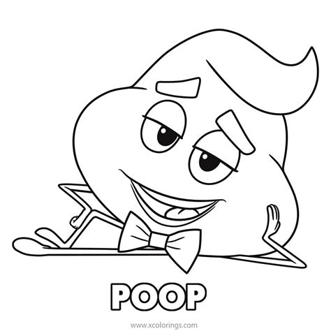 Poop Emoji Coloring