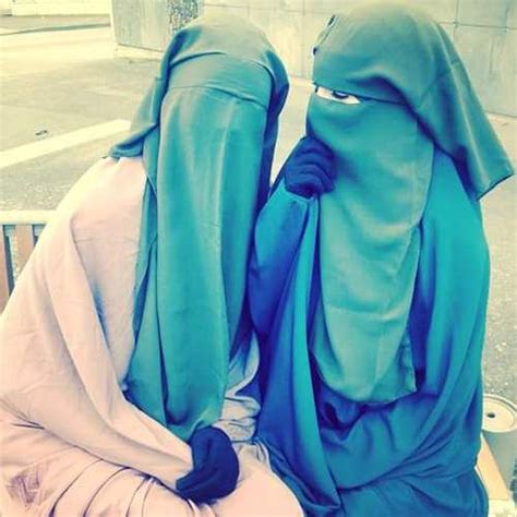 two friends in jilbab and niqab arab girls hijab girl hijab syari hijab sisters goals face