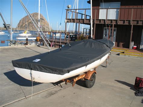 Oday Daysailer Sailboat Mooring Cover Mast Up Flat Cover Slo Sail