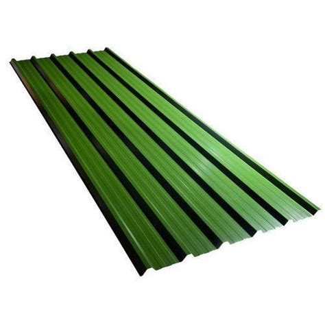 Mild Steel Color Coated Ms Green Roofing Sheet Rs 70 Kg Maqsood Steel