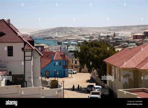 Houses In Kirch Street Area In Luderitz Namibia Stock Photo Alamy