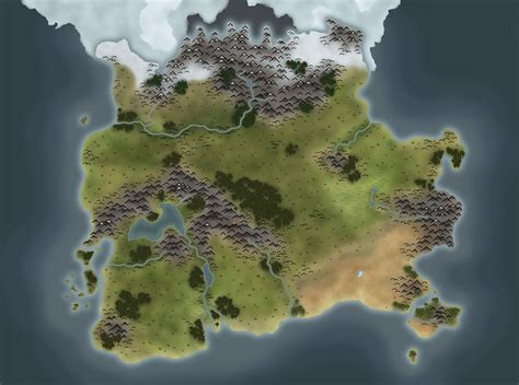 Blank Fantasy World Map Ferry Map