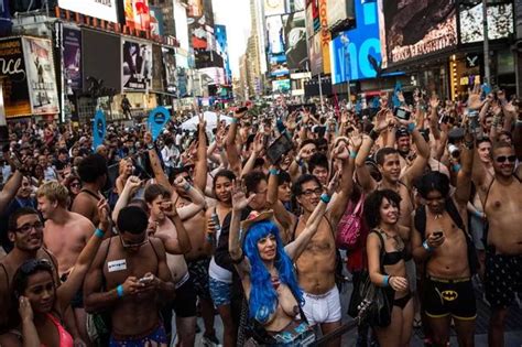 Nudity Guinness World Record Attempt Attracts People In Just Their
