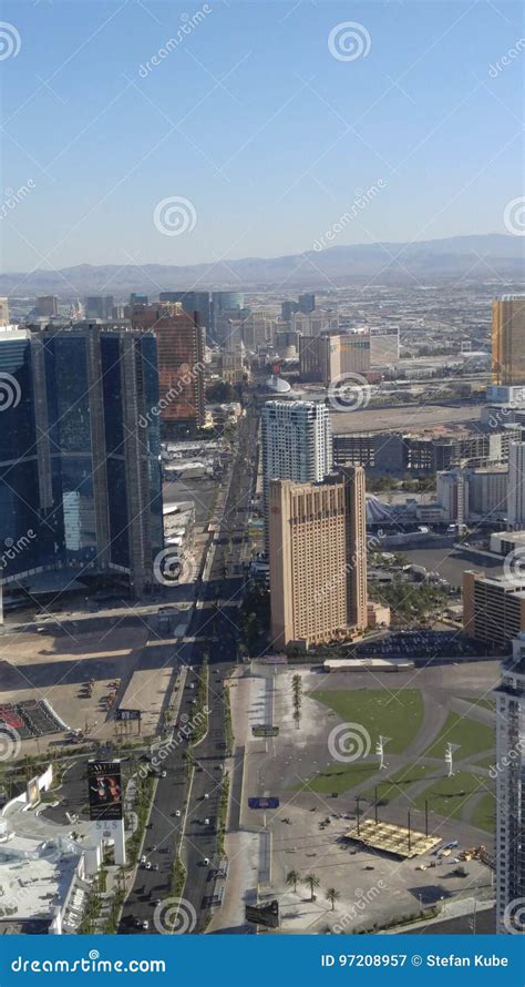 Las Vegas City View Editorial Photography Image Of Skyscraper 97208957