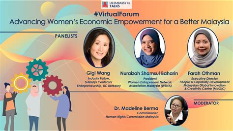 Us Embassy Kl Talks Advancing Womens Economic Empowerment Youtube