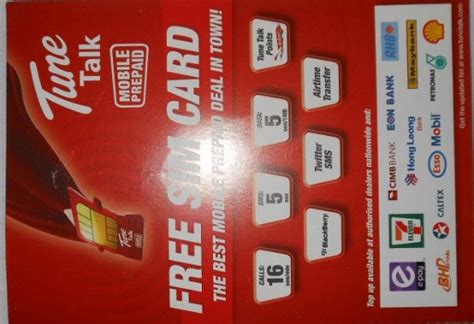Sim card tune talk free internet 19gb for 6 month. Tune Talk mobile prepaid SIM Karte, Malaysia