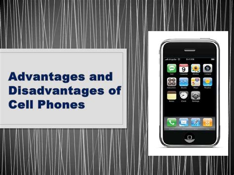 Traditional franchises require a lot of resources to build. Advantages and disadvantages of cell phones