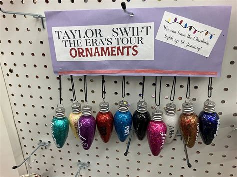 Taylor Swifts Eras Tour Ornaments Etsy