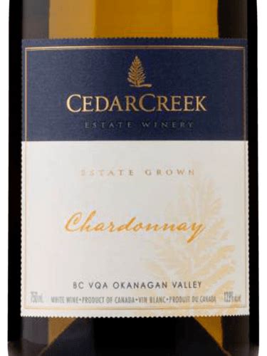 Cedar Creek Estate Winery Chardonnay Vivino Canada
