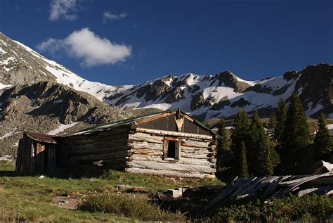 Old Cabin In Rocky Mountains Photograph By Michael J Bauer Photography