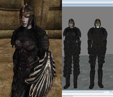 Ebony Armor Replaced By Sotonhorian Armor At Morrowind Nexus Mods And