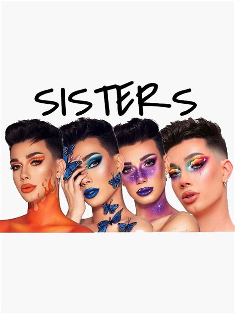 James Charles Sisters Sticker For Sale By Aimeetregunno James