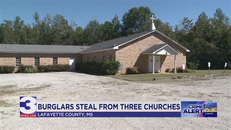 Thieves Target Churches Throughout Lafayette County