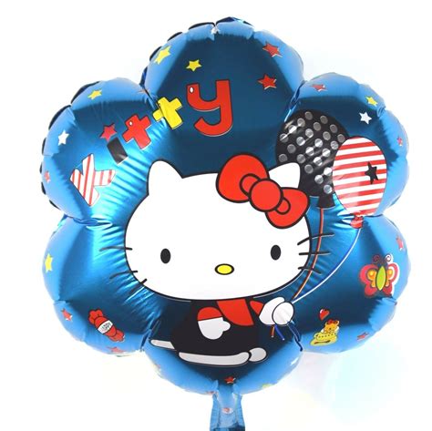 3 Piece Hello Kitty Helium Foil Balloon Baby Cat Birthday Present