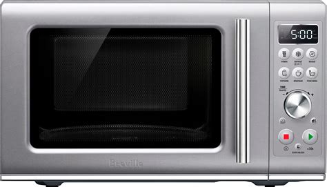 Breville The Compact Wave Soft Close 09 Cu Ft Microwave Brushed