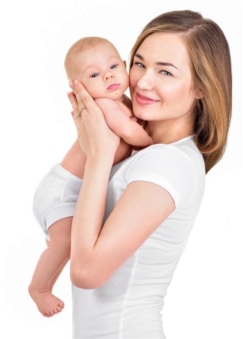Smiling Mother Holding The Baby Stock Photo 01 Free Download