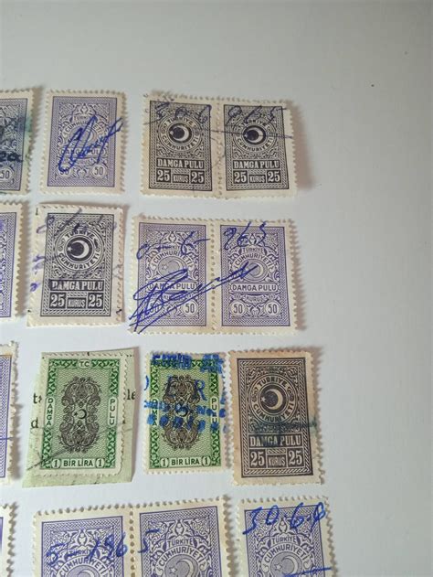 Lot Of 50 Vintage Turkey Postage Stamps Colletibles Ephemera Etsy
