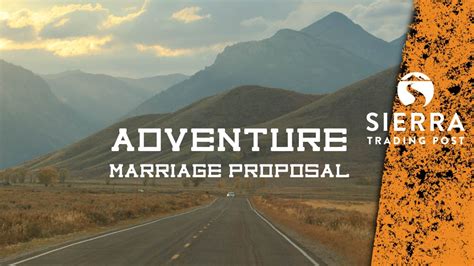 Adventure Marriage Proposal Youtube