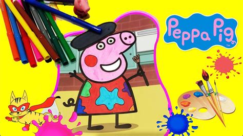 Puedes demostrar tus habilidades para el dibujo en este juego en línea para varios jugadores. 💕 Juegos para pintar 💕 Colorear dibujos para niños de Peppa Pig - YouTube