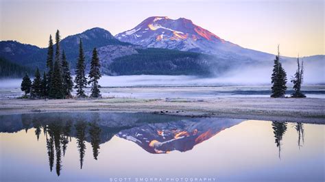 Sunrise Stillness Sparks Lake Oregon Cascades Scott Smorra