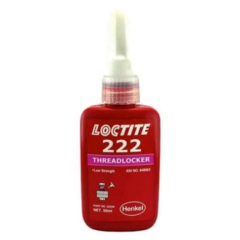Loctite 222 Threadlocker Low Strength Small Screw Bolts