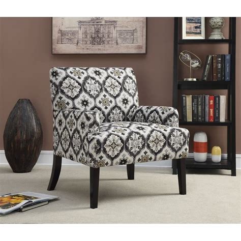 If you consider the overall color. Coaster Geometric Pattern Accent Chair in Gray - 902621
