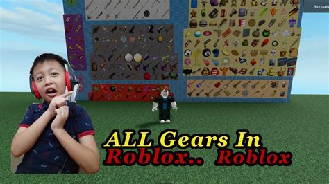 New Item Roblox Test All Gears In Roblox Almost All Gears Youtube