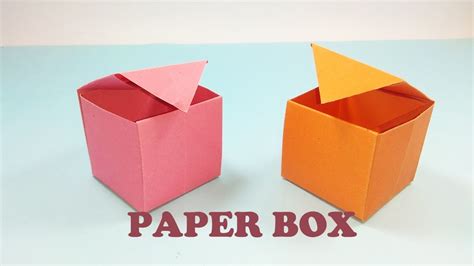 How To Make Easy And Simple 3d Paper Box 3d Orgami Box Tutorial
