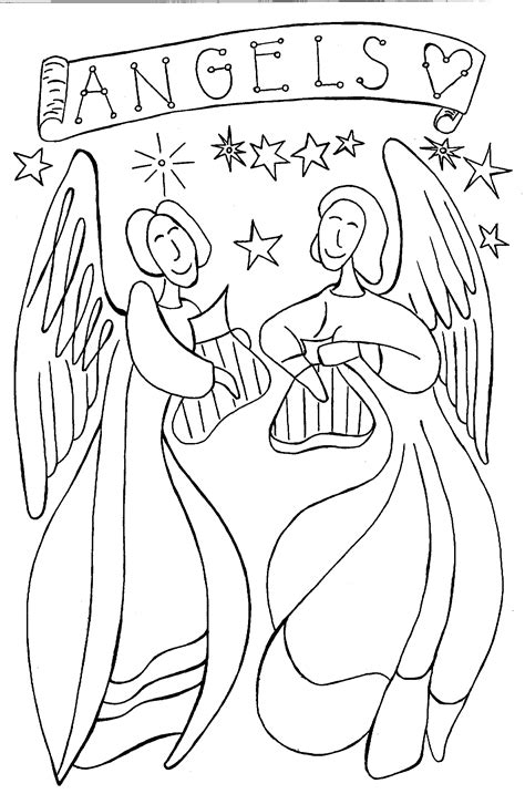 Find & download free graphic resources for angel wings. Printable Angel Coloring Pages - Coloring Home