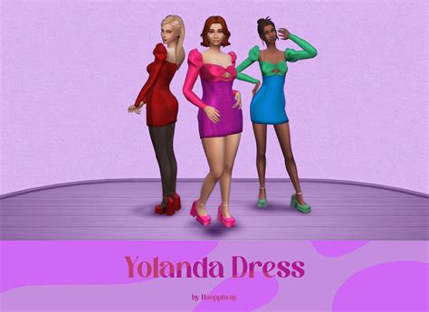 The Sims 4 Yolanda Dress The Sims Book