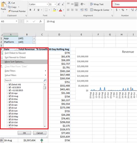 Excel 2016 Pivot Table Not Sorting Dates Chronologically Microsoft