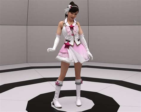 Sawamura Haruka G9 Idol White Outfit For G9 By Shinteo From Patreon