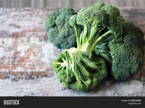 Raw Broccoli Heads Image And Photo Free Trial Bigstock