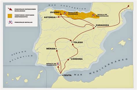 La Alta Edad Media En España Visigodos Al Ándalus Y Asturias