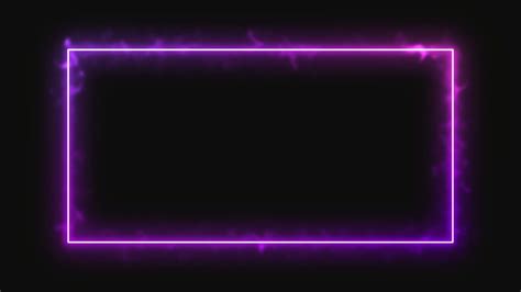 Фиолетовая неоновая рамка футаж Background Futage Neon Frame Youtube