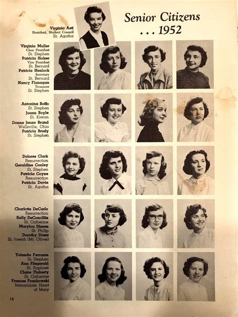 Elizabeth Seton High School Class Of 1952 Clipper Yearbook