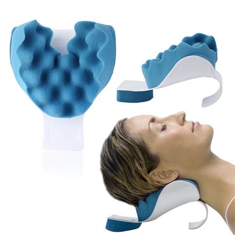 Chiropractic Pillow Neck Shoulder Relaxer Cervical Spine Pain Relief