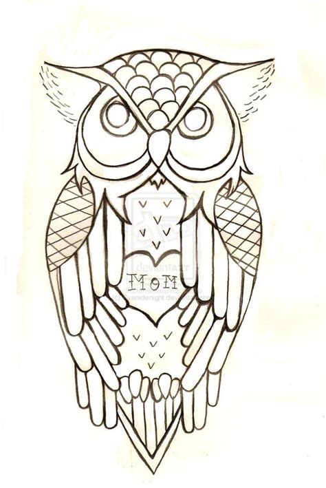 Next Go Back Images Traditional Owl Tattoo Outline Owl Tattoo Owl